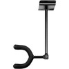 Levy's LVY-SLATSTRIPHNGR5-BLK Wall-Mounted 5-Space Slatwall Guitar Hanger in Black - 4 of 4