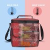 Tirrinia Large Lunch Bag for Women Men, 10.5L Insulated Leakproof Thermal Reusable Lunch Cooler Tote Bag with Front Pockets - 3 of 4