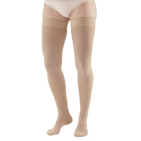 Ames Walker Aw Style 315 Adult Medical Support 30-40 Mmhg Compression Thigh  Highs W/dot Band : Target
