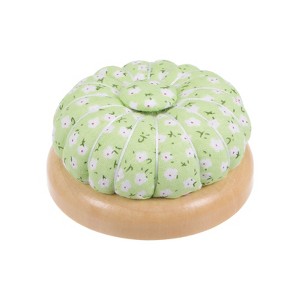 Unique Bargains Magnetic Wooden Base DIY Sewing Needlework Pin Cushions - 1 of 4