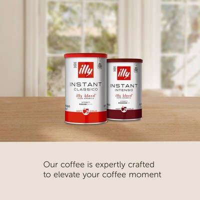 illy Ground Classico Intenso Dark Roast Instant Coffee - 3.3oz