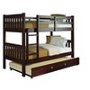Donco Kids Austin Mission Twin Over Twin Cappuccino Bunkbed with Twin Trundle - 4 of 4