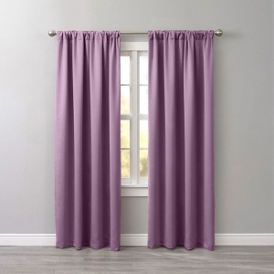 BrylaneHome BH Studio Room-Darkening Rod-Pocket Panel - 1 of 4