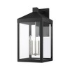 Livex Lighting Nyack 5 - Light Wall Light in  Black/Brushed Nickel - 3 of 4