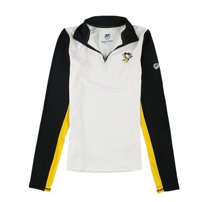 G-III Sports Womens Pittsburgh Penguins Graphic T-Shirt, White, Small