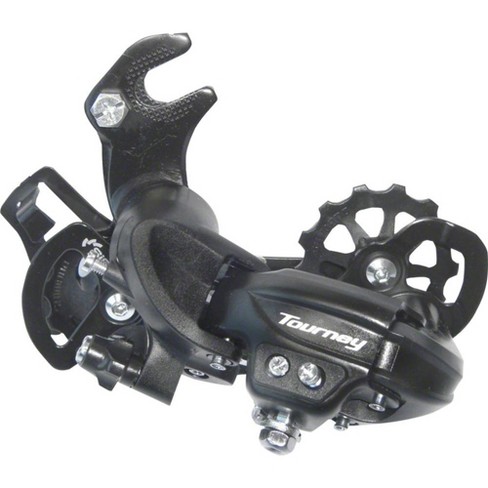 Shimano Tourney TX800 7//8-Speed Long Cage Rear Bicycle Derailleur Black