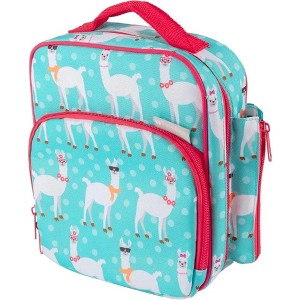 Bentology Insulated Lunch Box w Snack Pocket & Water Bottle Holder - Boys or Kids Lunchbox Tote Keeps Food Hotter or Colder Longer - Reusable Bag Fits - 1 of 4