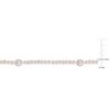 EVERLY JEWELRY | 10k Yellow Gold 3.5-7mm Cultured Freshwater Pearl Station Necklace, 17 inc - 2 of 4