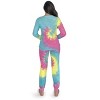 #followme Tie Dye 2 Piece Jogger Thermal Pajama Set for Women 6862-10575-XXL - 3 of 3