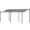 Outsunny Outdoor Pergola Canopy, Metal Patio Canopy with Drainage Holes for Backyard, Garden, Porch - 4 of 4