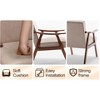 CAVINAS Luxury Velvet Accent Chair with Curved Arms ,Modern Armchair for Living Room,Bedroom,Reading Room - 4 of 4