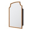 PexFix 29.9" H x 19.7" W Golden Farmhouse Bathroom Medicine Cabinet with Mirror Wall-Mounted Storage Cabinet with 3 Shelves Bathroom Organizer - 4 of 4