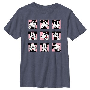 Boy's Mickey & Friends Retro Photo Grid T-Shirt - 1 of 4