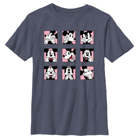 Boy's Mickey & Friends Retro Photo Grid T-Shirt - image 1 of 4