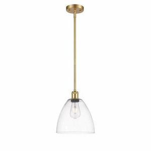 Bristol Glass - 1 Light Mini Pendant In Industrial Style-11.25 Inches Tall and 9 Inches Wide - 1 of 1