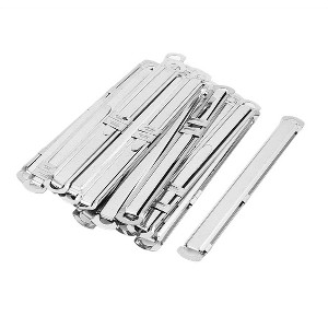 Unique Bargains Paper Fastener Filing Clip Hole Punched Paper Holder Storage Silver Tone 20 Pcs - 1 of 4