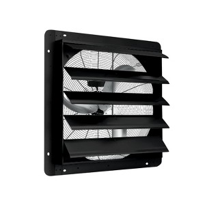 20 Inch Shutter Exhaust Fan, Wall Mounted Vent Fan with Aluminum Blades, 3500CFM High Speed Louvered Vent for Garage, Shop, Greenhouse, Shed - 1 of 4