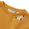 Lands' End Kids Crew Neck Embroidered Sweatshirt - 2 of 2