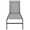vidaXL 2-Piece Sun Lounger Set with Side Table - Adjustable Backrest, Portable, Textilene & Steel, Ideal for Patio/Garden - 4 of 4