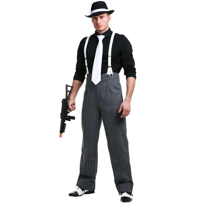 HalloweenCostumes.com Men's Plus Size 1920's Business Costume, 2 of 4