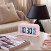 REGALWOVEN Digital Battery Powered Plastic Auto-Sensor Night Light Alarm Clock 5.3"L x 1.8"W x 3.0"H 1 Pc - 2 of 4