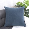 PiccoCasa Luxury Corduroy Corn Striped Cushion Soft Throw Pillow Case - 2 of 4