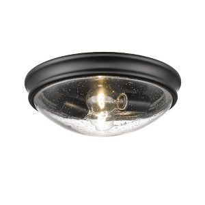 Millennium Lighting 2 - Light Flush Mount in  Matte Black - 1 of 4