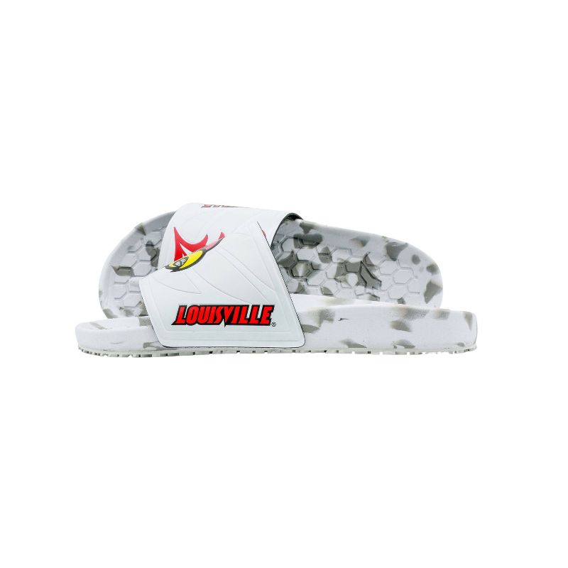 NCAA Louisville Cardinals Slydr Pro White Sandals - White, 3 of 8