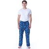 Hot Wheels Adult Men's Allover Die-Cast Cars Loungewear Sleep Pajama Pants Blue - 2 of 4