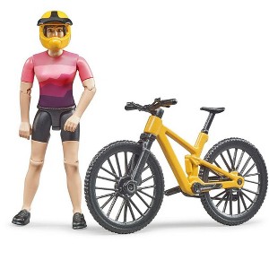 Bruder bworld Mountain Bike with Figure - 1 of 4