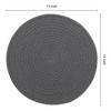 REGALWOVEN Farmhouse Kitchen Decor Indoor Outdoor Cotton Rope Dining Table Placemats 4 Pcs - 2 of 4