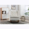 PAGED Swivel Barrel Chair Comfy Round Sofa Chair with 360-degree Rotation Base, Accent Chairs for Living Room - 2 of 4