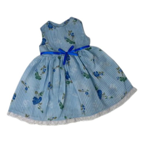 Doll Clothes Superstore Blue Ruffle Dress Fits Cabbage Patch Kid Dolls :  Target