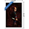 Trends International Chucky: Let's Be Friends - Knife Framed Wall Poster Prints - 3 of 4