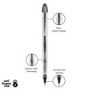 uniball Vision Elite Black Rollerball Pens 3ct Capped 0.8mm Bold Pen: Fade & Water-Resistant, Pocket Clip, Stationery - 4 of 4