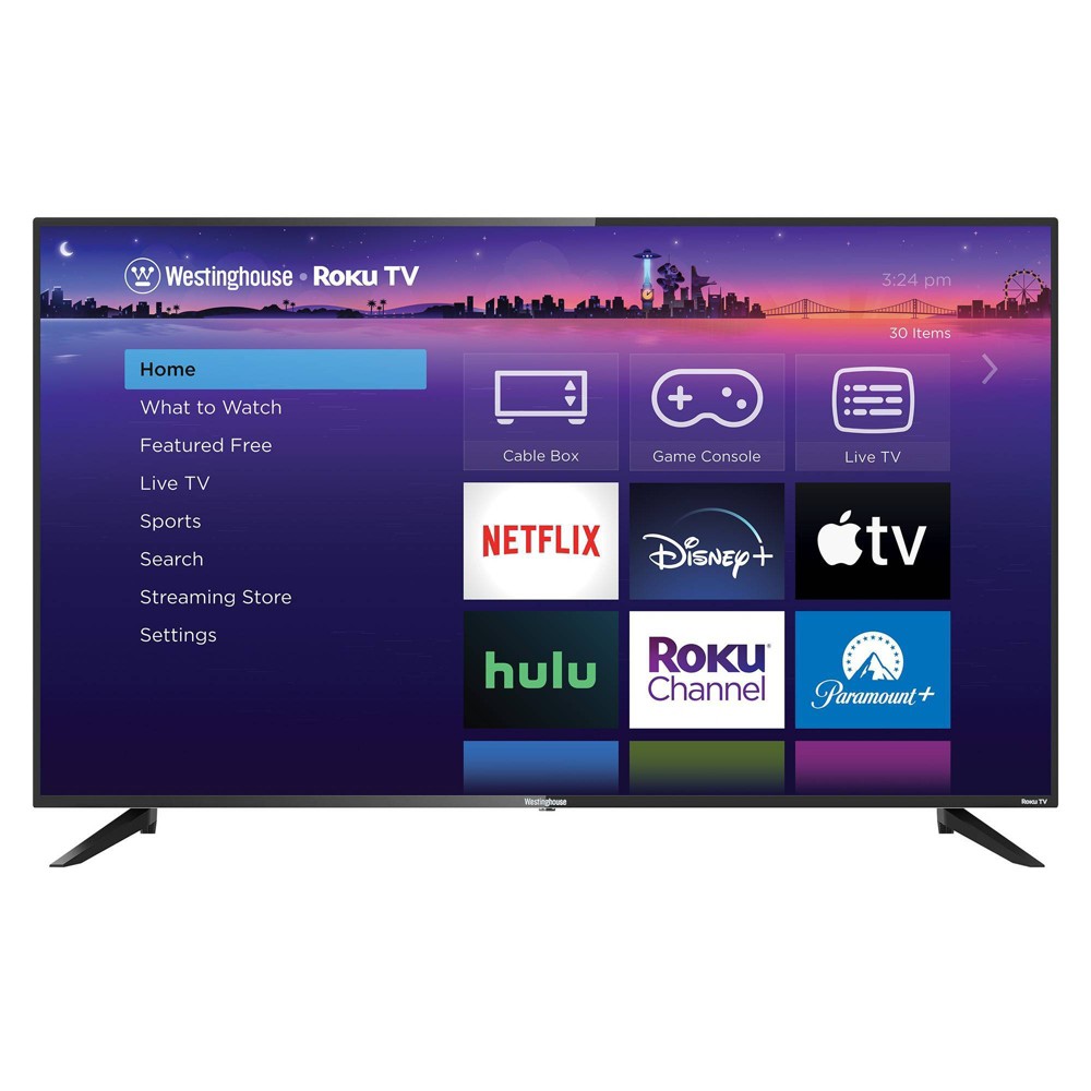 Photos - Television Westinghouse 55" 4K Ultra HD Smart Roku TV with HDR 