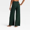 Women's Cozy Ribbed Wide Leg Pants - Auden™ - 2 of 3