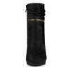 Allegra K Women's Round Toe Ankle Zip Platform High Heel Mid Calf Boots - 3 of 4