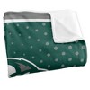 Williston State College Logo Dots Silky Touch Blanket White 50x60 - 3 of 4