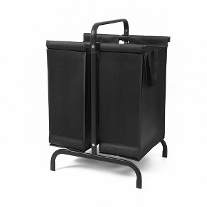 Laundry Hamper with Lid, 110L Capacity Basket with 2 Removable Bags,Dirty Clothes Basket for Bedroom Laundry Room Bathroom College Dormitories Black - 1 of 4