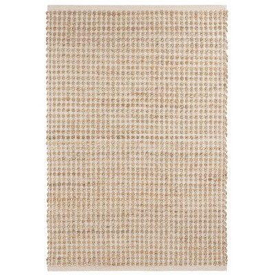 Home Conservatory Gravel Handwoven Jute Indoor Area Rug
