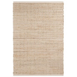 Home Conservatory Gravel Handwoven Jute Indoor Area Rug - 1 of 4