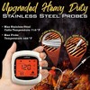 Nutrichef Bluetooth Meat Thermometer for Grilling - White - 3 of 4