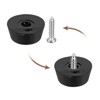 Unique Bargains Non-Slip Rubber Bumper Feet with Stainless Steel Washer Screws - 4 of 4