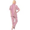 ADR Women's Lightweight Short Sleeve Cotton Pajama Set - 2 of 4