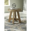 Signature Design by Ashley Brinstead Modern End Table with Glazed Natural Light Oak Finish, Light Brown - 2 of 4