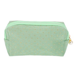 Unique Bargains Women Portable Solid Color Makeup Bag 1 Pc - 1 of 3