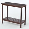 DOMETOUR Acacia Wood Console Table, Entryway Living Longs for Living Room, Indoor Outdoor Furniture - 3 of 4