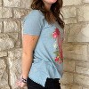 Women's Gypsy Rose Rhinestone Tee - Rose Canyon Ranch - 3 of 4