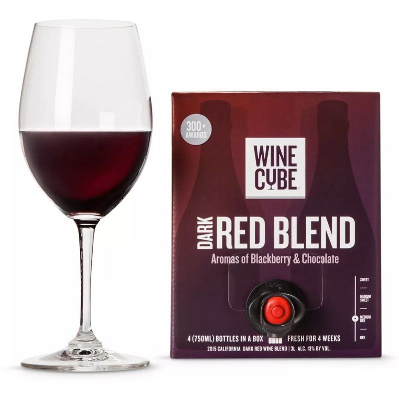 Dark Red Blend Red Wine - 3L Box - Wine Cube&#8482;, 3 of 8